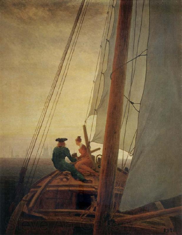 Caspar David Friedrich The Sailboat